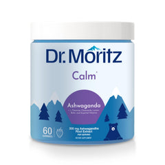 Dr. Moritz frasco frontal mostrando etiqueta clara y beneficio de calma