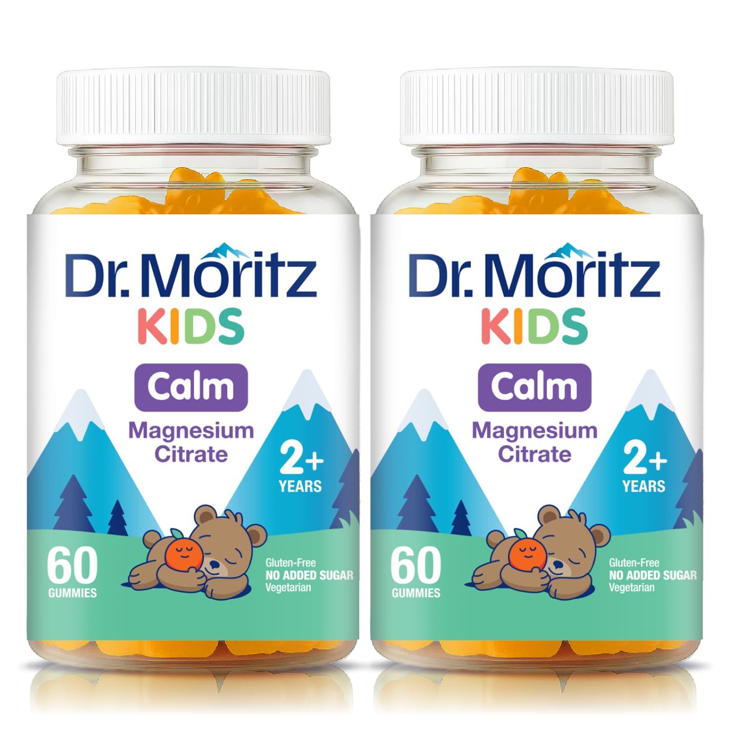 DR. MORITZ frente del envase naranja mostrando el pack doble y beneficio de conveniencia