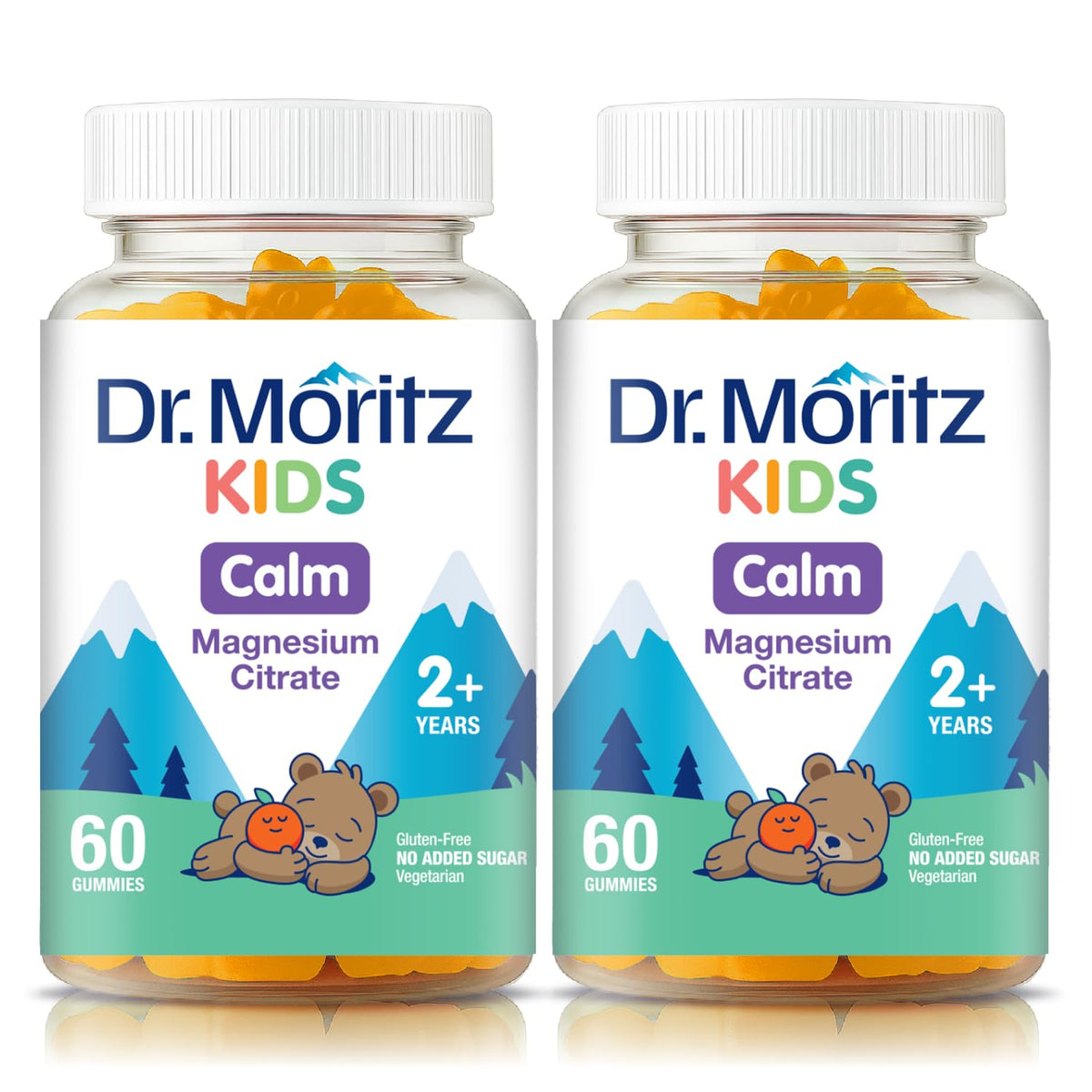 DR. MORITZ frente del envase naranja mostrando el pack doble y beneficio de conveniencia