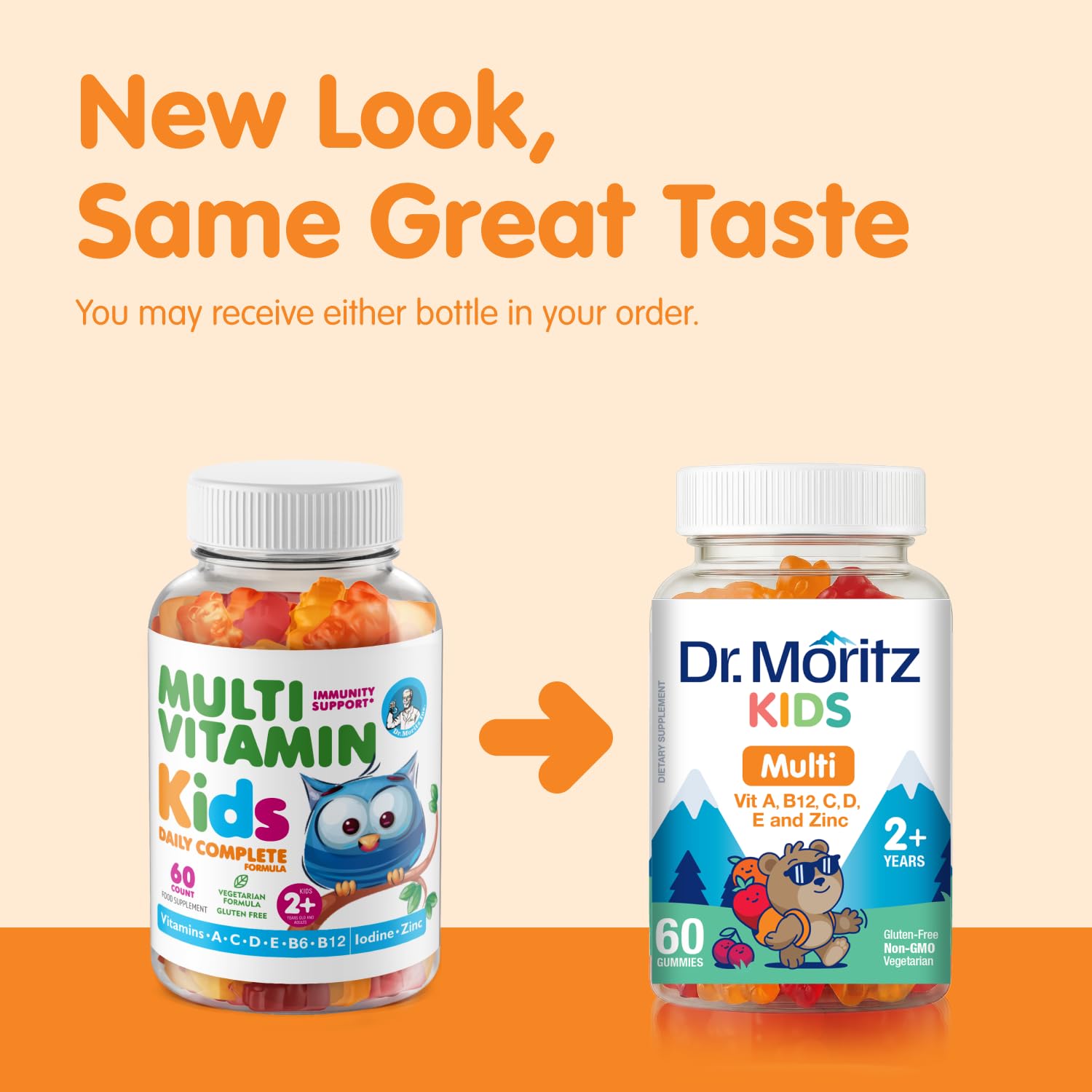 DR. MORITZ etiqueta nutricional clara para confianza y control de nutrientes