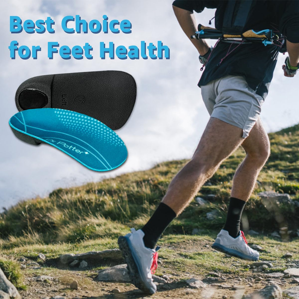 DR. POTTER+ comparación con mano para escala, fácil de ajustar