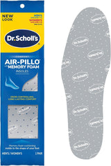 Dr. Scholl's textura de memory foam en primer plano para mayor amortiguación
