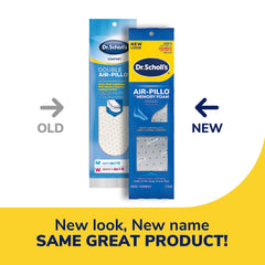 Dr. Scholl's detalle de la espuma viscoelástica para mayor amortiguación