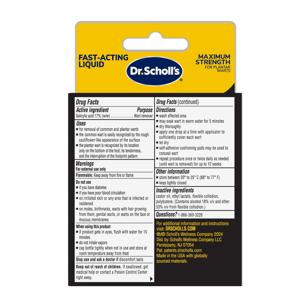 Dr. Scholl's kit colocado en baño listo para tratamiento casero