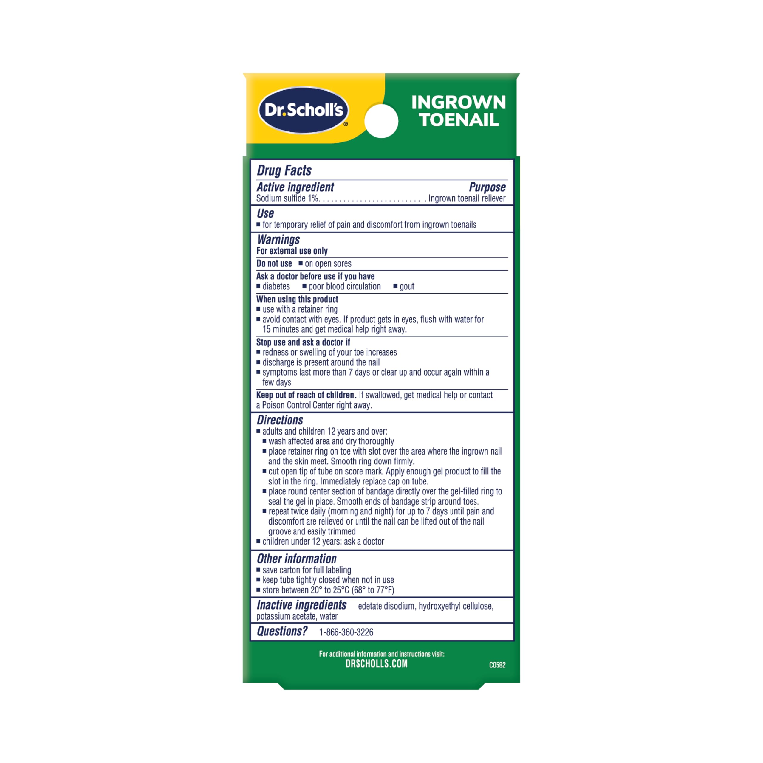 Dr. Scholl's escena de cuidado de pies mostrando confort y alivio