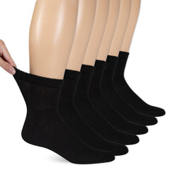 Dr. Scholl's calcetín frontal negro mostrando diseño y ajuste cómodo