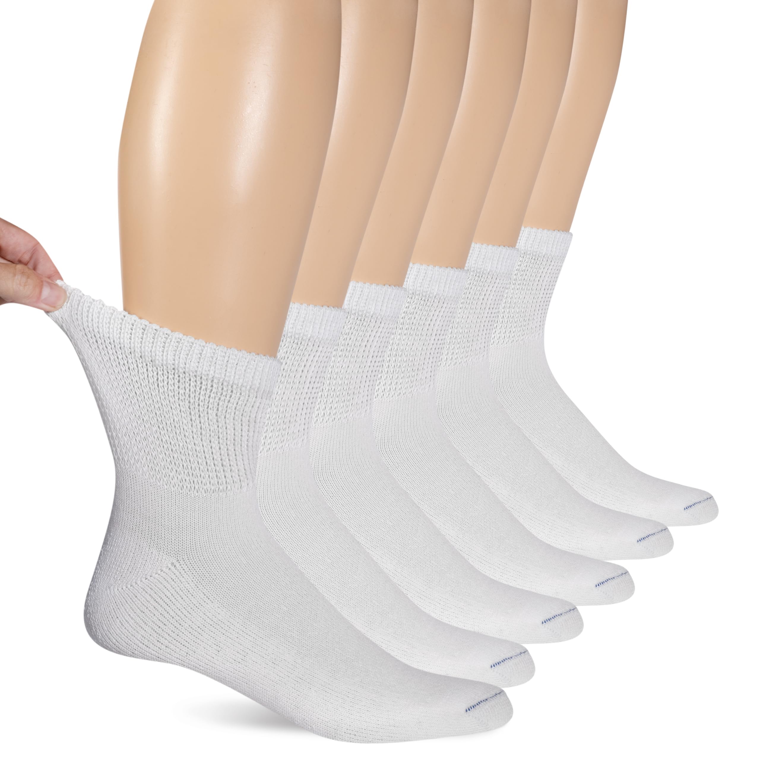 Dr. Scholl's paquete frontal mostrando 4 paquetes de 6 pares y beneficio comodidad