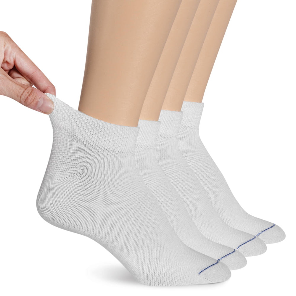 Dr. Scholl's vista frontal del paquete con cuatro pares, comodidad diaria