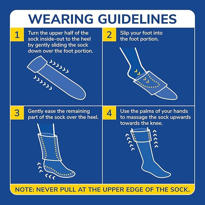 Dr. Scholl's comparación de talla junto a una regla para referencia de ajuste
