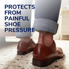 Dr. Scholl's imagen del área en curación mostrando ambiente húmedo favorable