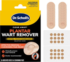Dr. Scholl's primer plano del disco medicado para aplicación precisa