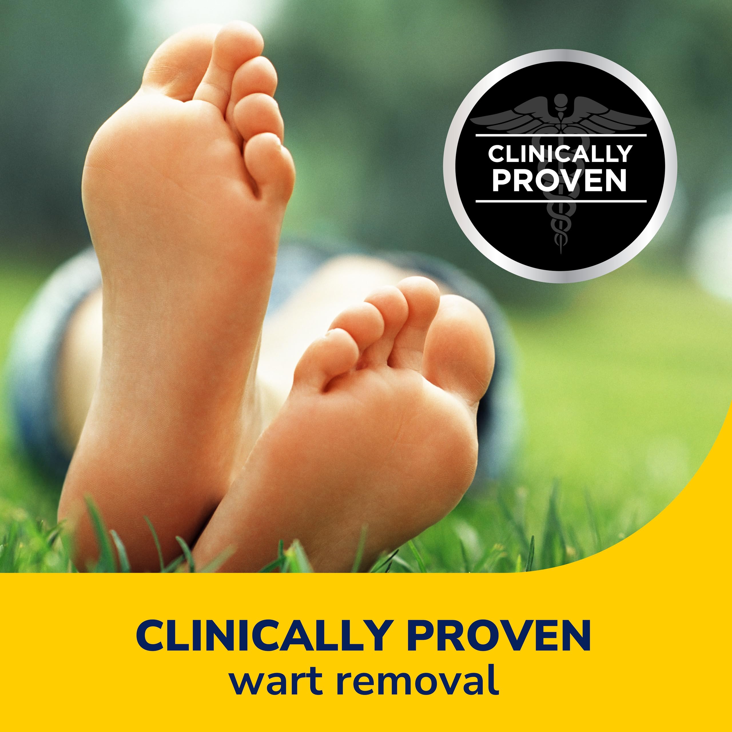 Dr. Scholl's discos adhesivos en mano protegen la verruga del roce