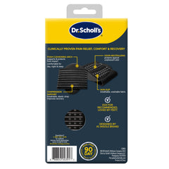 Dr. Scholl's empaque y etiqueta con instrucciones y tratamiento antiolor