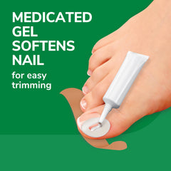Dr. Scholl's tubo 0.3 oz a escala mostrando tamaño portátil