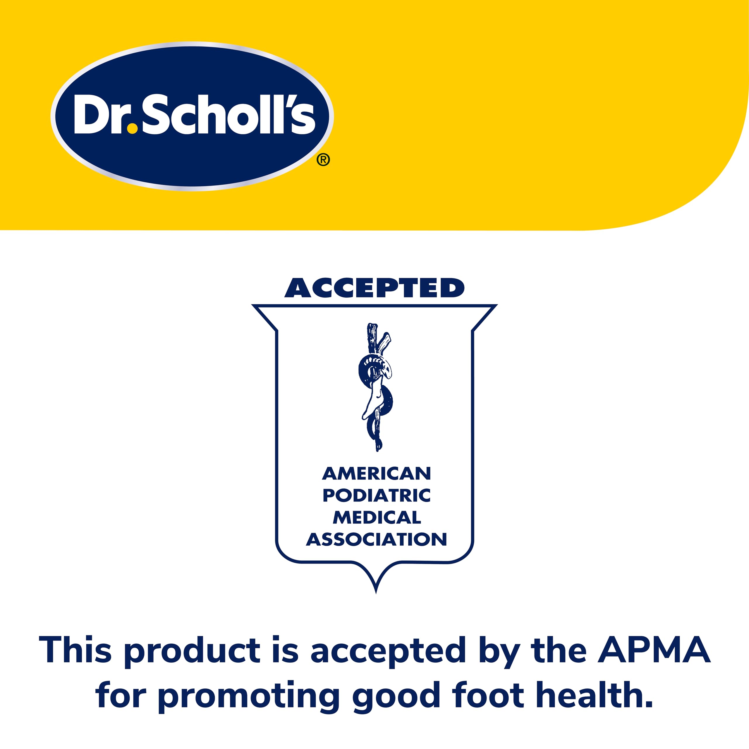 Dr. Scholl's calcetines en uso con calzado casual ofreciendo soporte