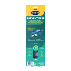 Dr. Scholl's etiqueta con instrucciones y especificaciones claras