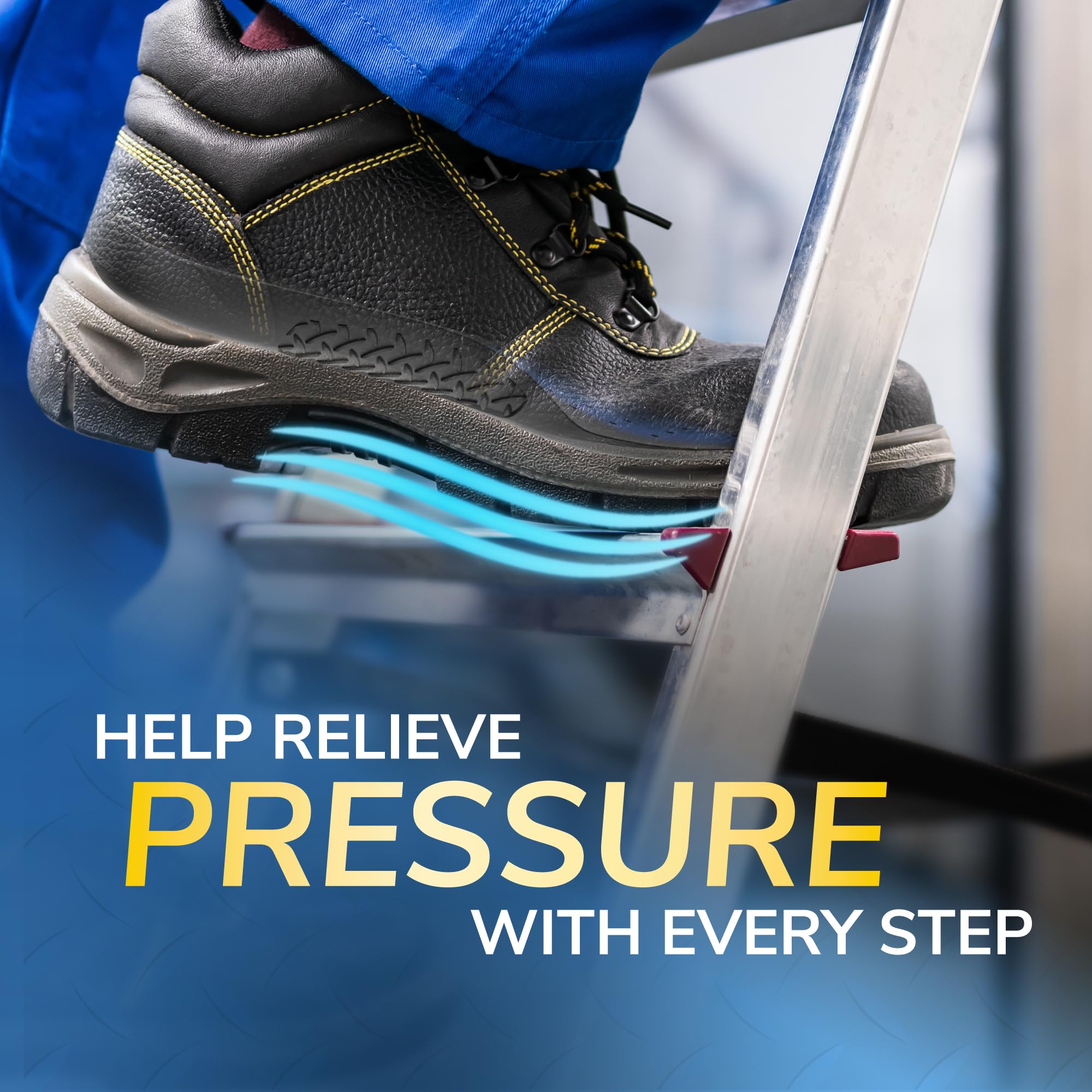 Dr. Scholl's etiqueta Polygiene StayFresh demostrando control de olores