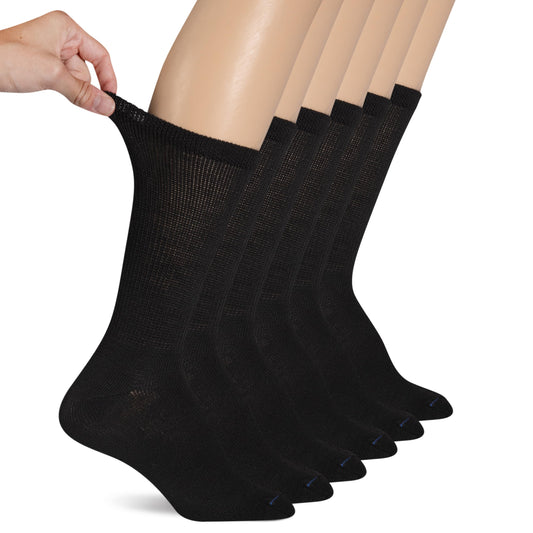 Dr. Scholl's frontal del paquete mostrando 4 pares y beneficio de confort