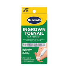Dr. Scholl's envase frontal del producto mostrando alivio rápido