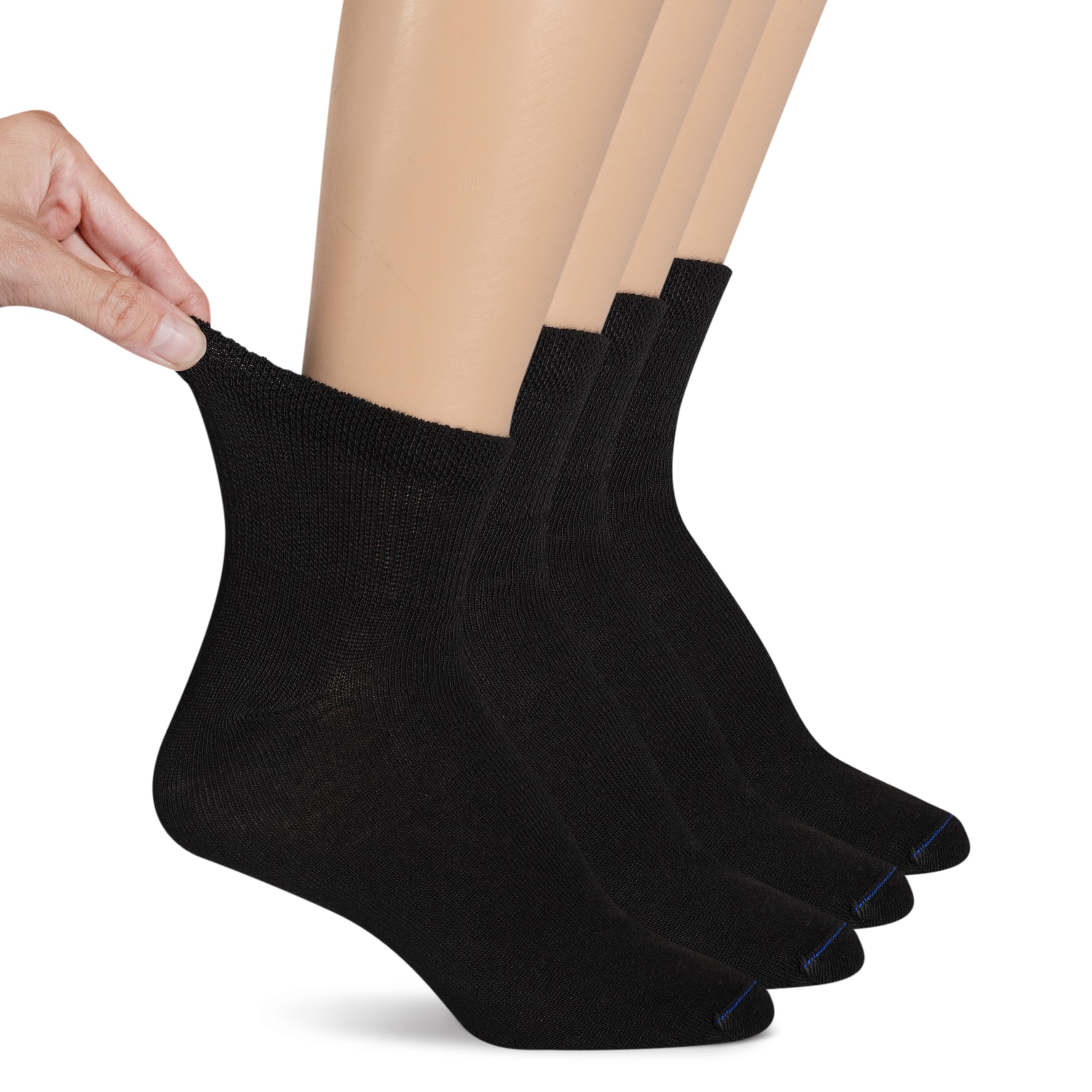 Dr. Scholl's empaquetado frontal mostrando 4 pares y beneficio comodidad