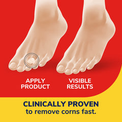 Dr. Scholl's parche colocado en el pie dentro de zapato para confort diario