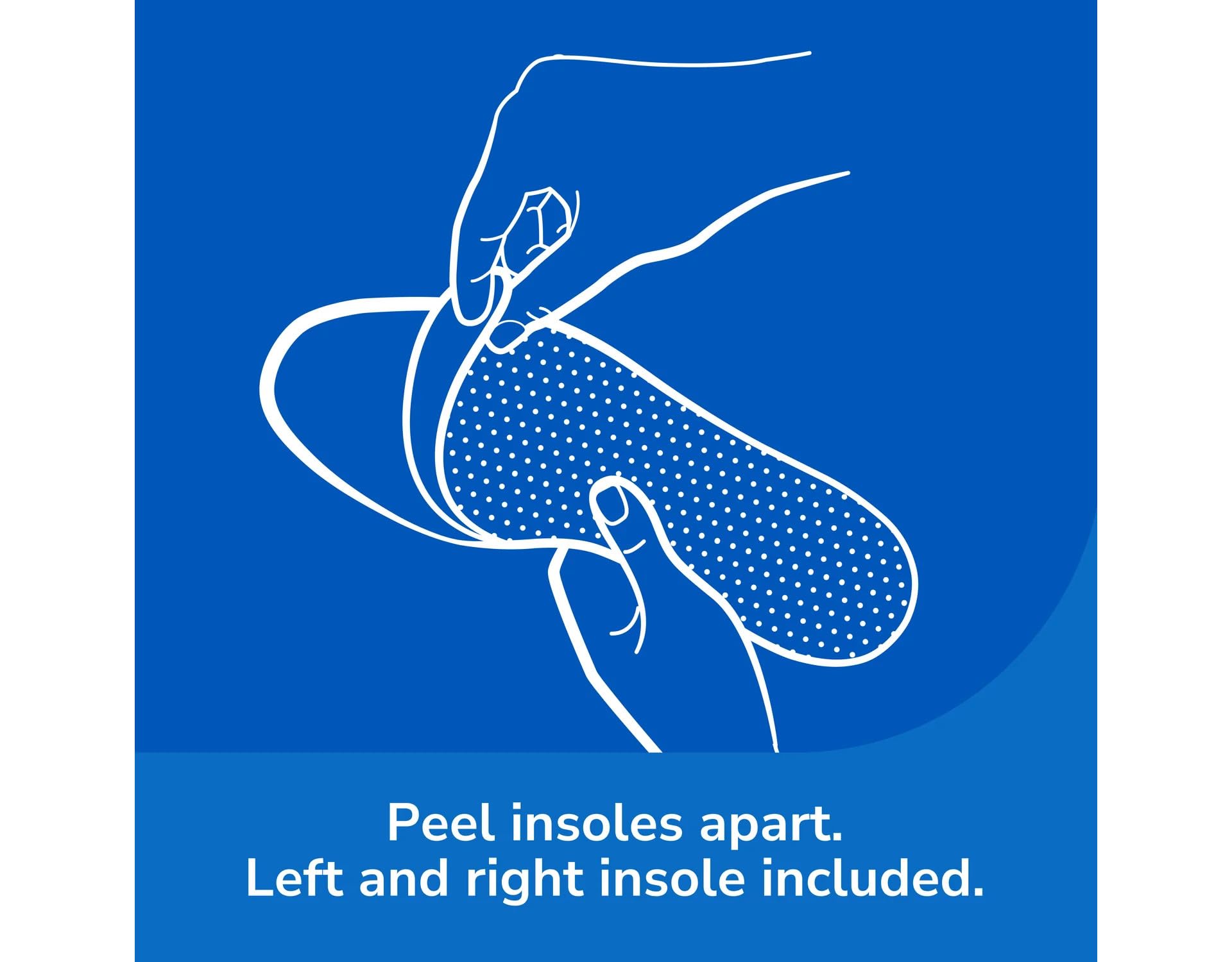 Dr. Scholl's perfil delgado dentro de un zapato mostrando espacio adicional