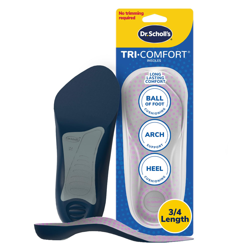 Dr. Scholl's plantilla 3/4 vista frontal con amortiguación visible