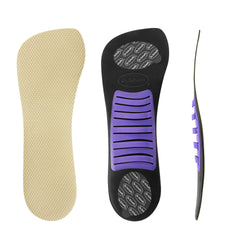 Dr. Scholl's plantilla colocada en un zapato de tacón, mayor estabilidad y confort