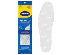 Dr. Scholl's plantilla recortada siguiendo guías de talla para ajuste