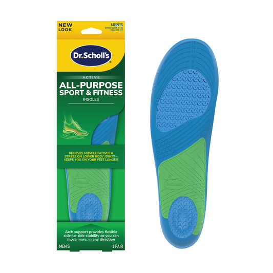 Dr. Scholl's vista frontal de las plantillas con ajuste cómodo