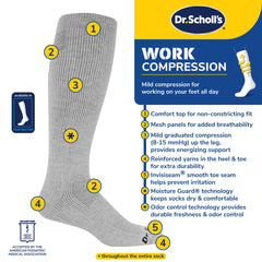 Dr. Scholl's costura invisiseam en la puntera para evitar irritación