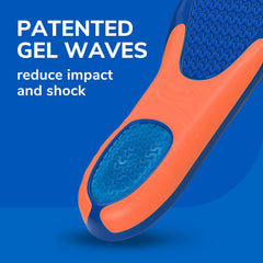 Dr. Scholl's textura superior acolchada para sensación suave y duradera