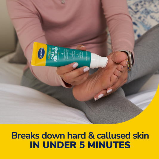 Dr. Scholl's detalle del tubo aplicador sin contacto para aplicación limpia