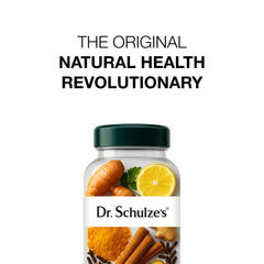 Etiqueta nutricional y lista de ingredientes de Dr. Schulze's SuperFood Plus, transparencia y limpieza