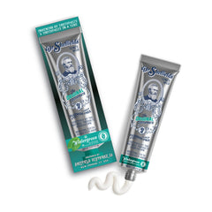 Dr. Sheffield's empaque de aluminio reciclable mostrando sostenibilidad