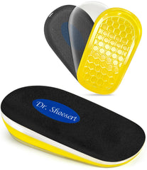 Dr. Shoesert vista frontal del alza mostrando diseño y beneficios de soporte