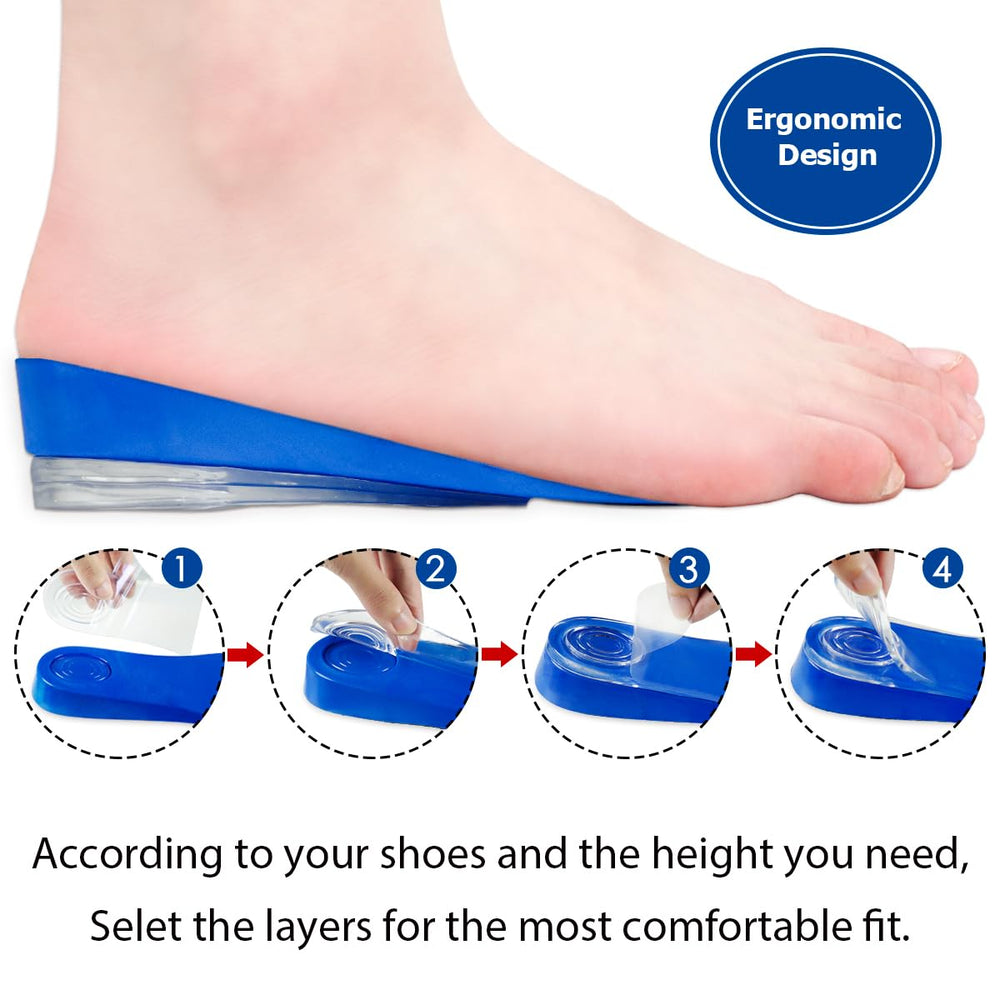 Dr. Shoesert plantilla colocada dentro de una zapatilla, soporte discreto