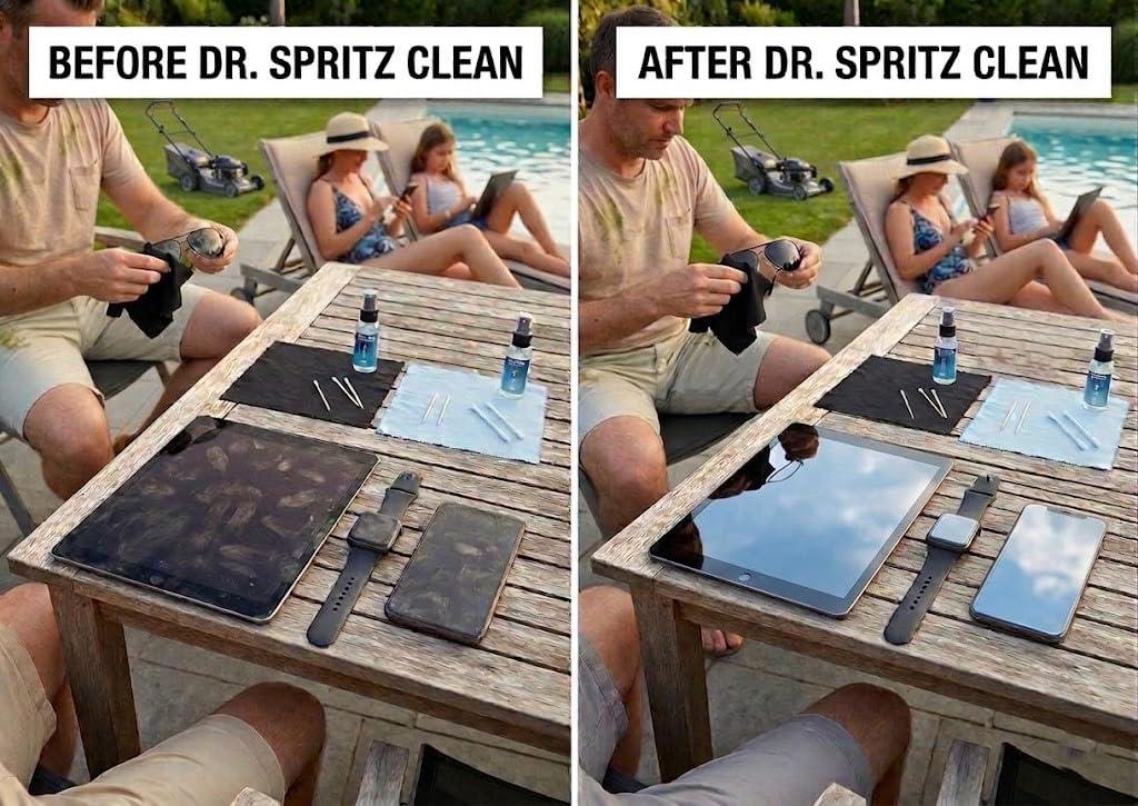 Dr. Spritz herramientas de precisión, detalle en puertos