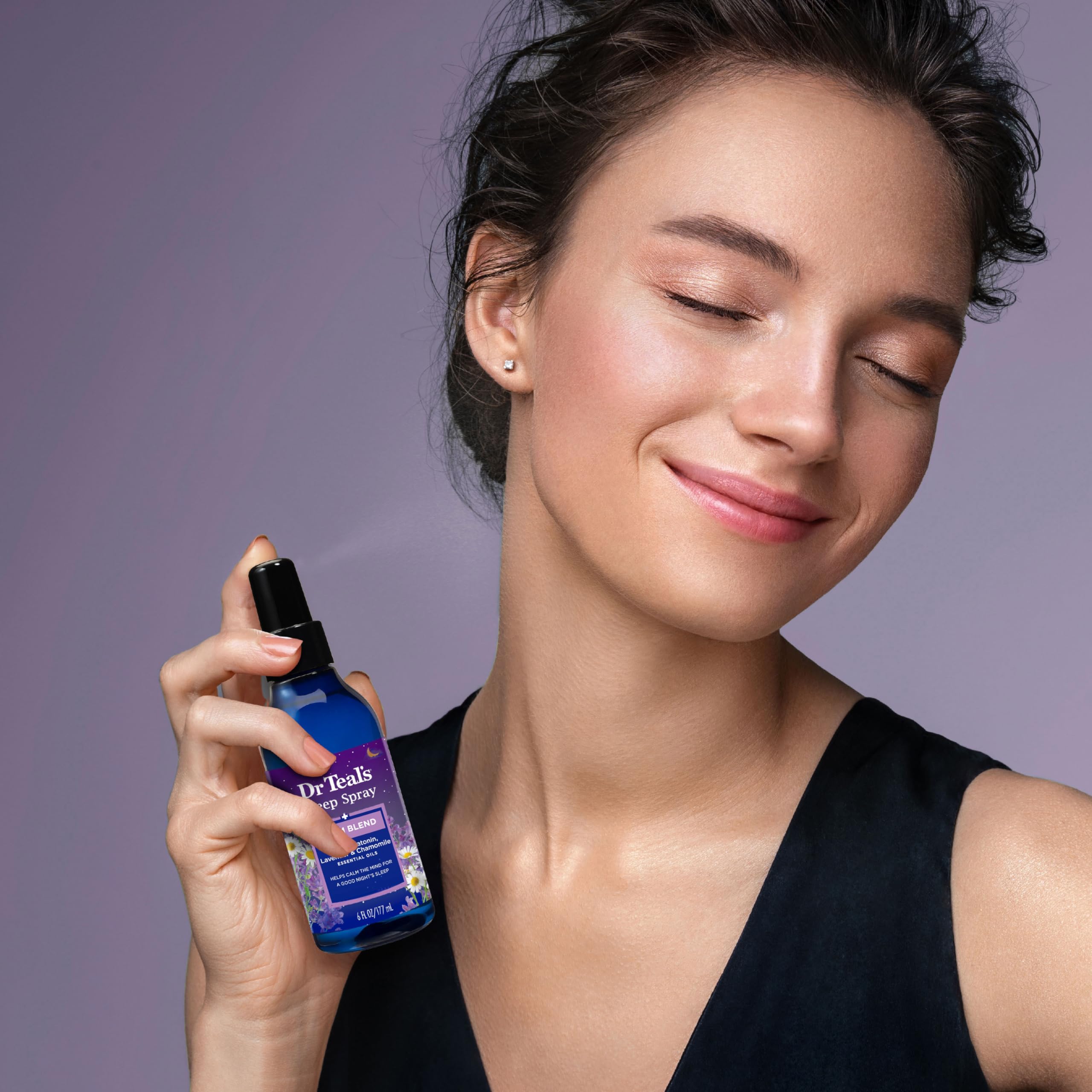 Dr Teal's etiqueta con ingredientes principales y libre de parabenos
