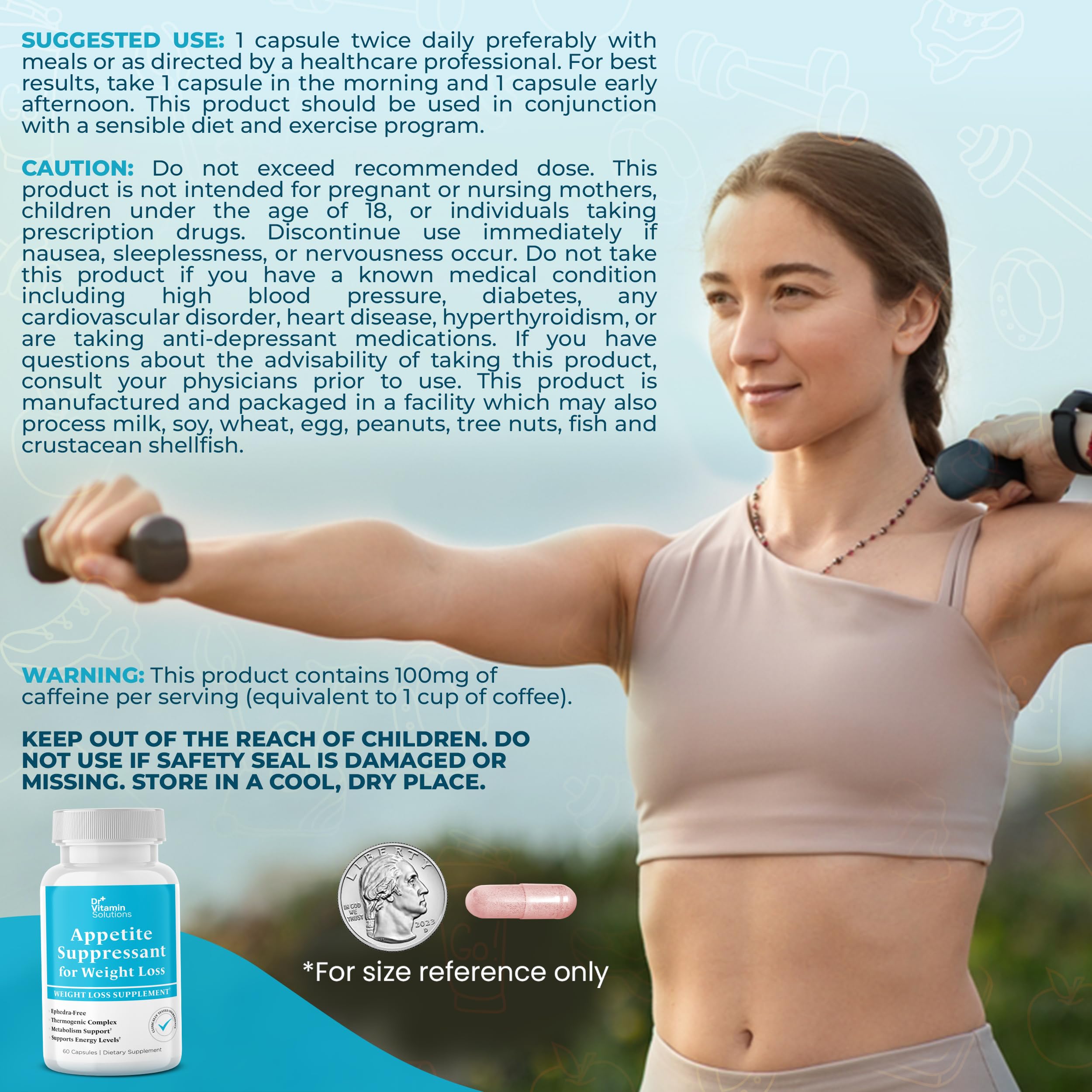 DR VITAMIN SOLUTIONS botella vista 3/4, destaca diseño y legibilidad del envase