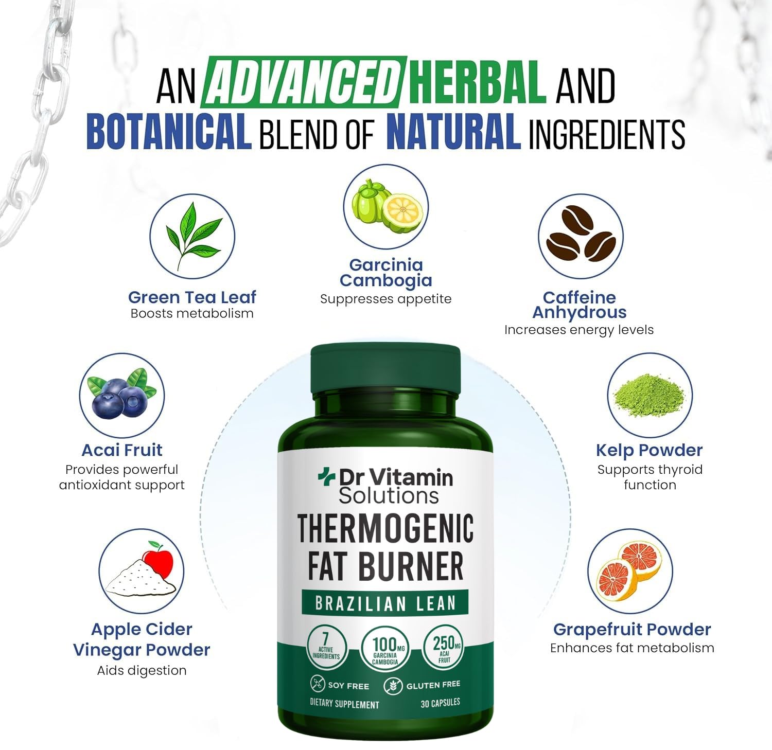 DR VITAMIN SOLUTIONS cápsula en primer plano destacando tamaño pequeño y fácil de tragar