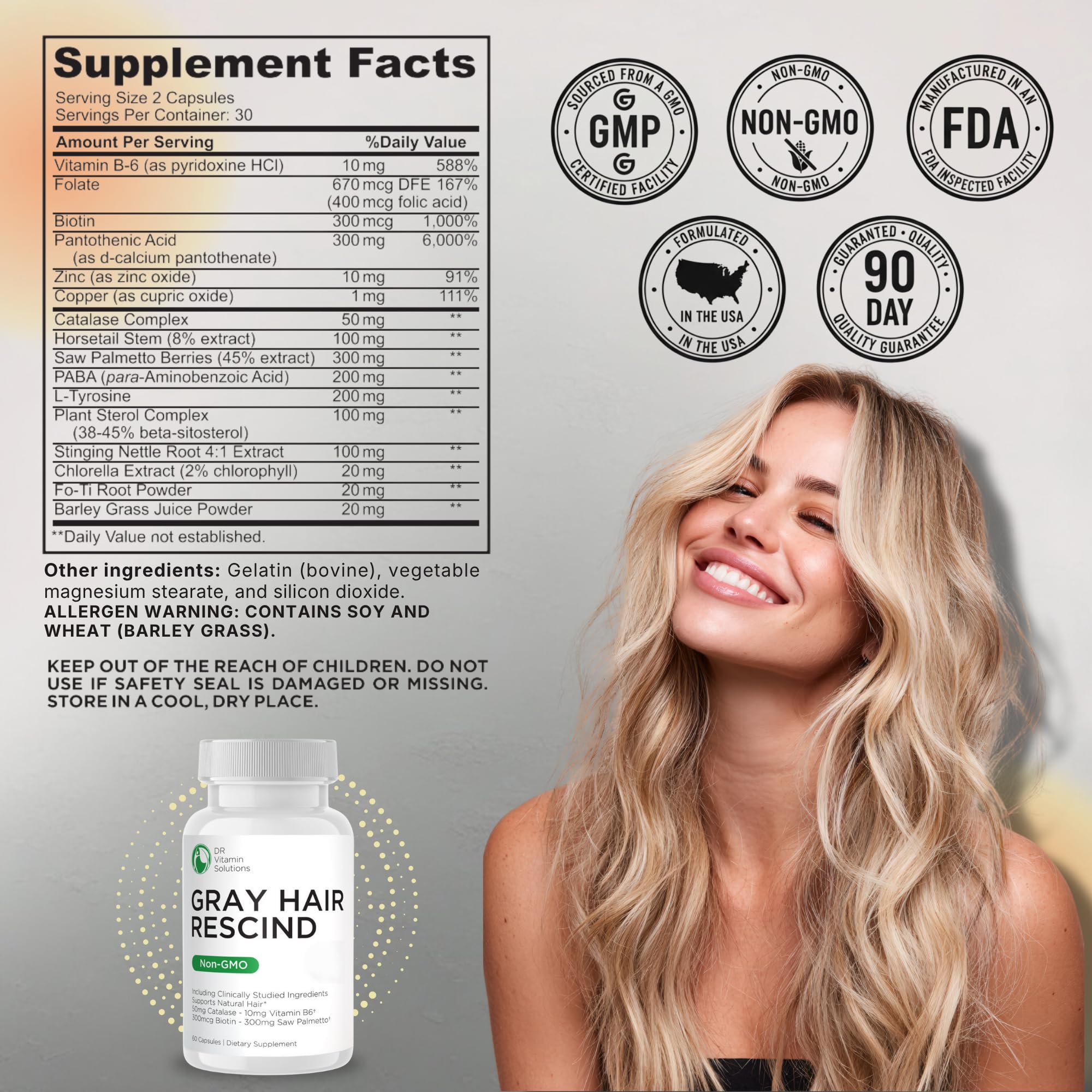DR VITAMIN SOLUTIONS cápsulas detalle para visualizar tamaño