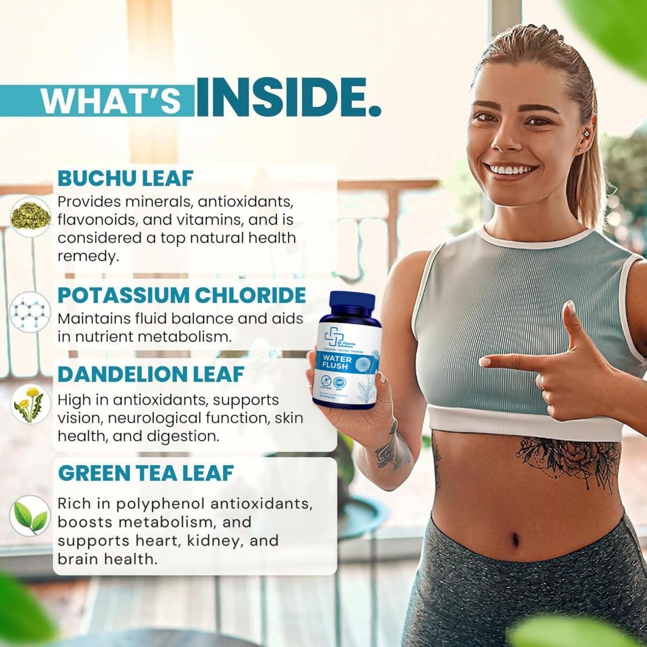 DR VITAMIN SOLUTIONS cápsula junto a una moneda para comparar tamaño