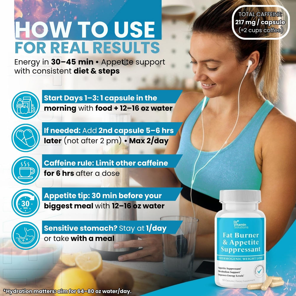 DR VITAMIN SOLUTIONS comparación de tamaño real para escala