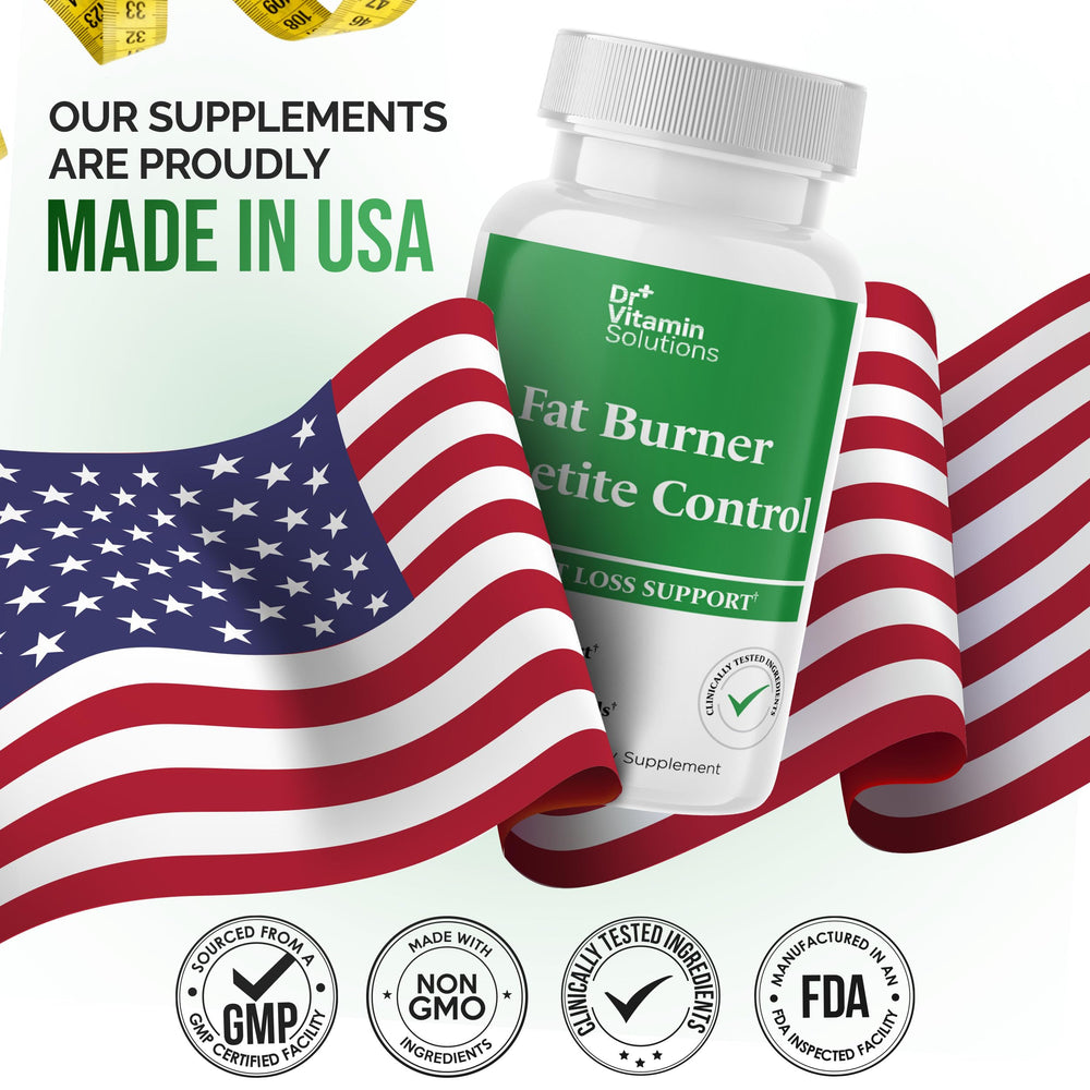 DR VITAMIN SOLUTIONS frasco junto a regla para comparar tamaño del envase