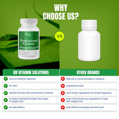 DR VITAMIN SOLUTIONS detalle de etiqueta nutricional que garantiza pruebas de terceros