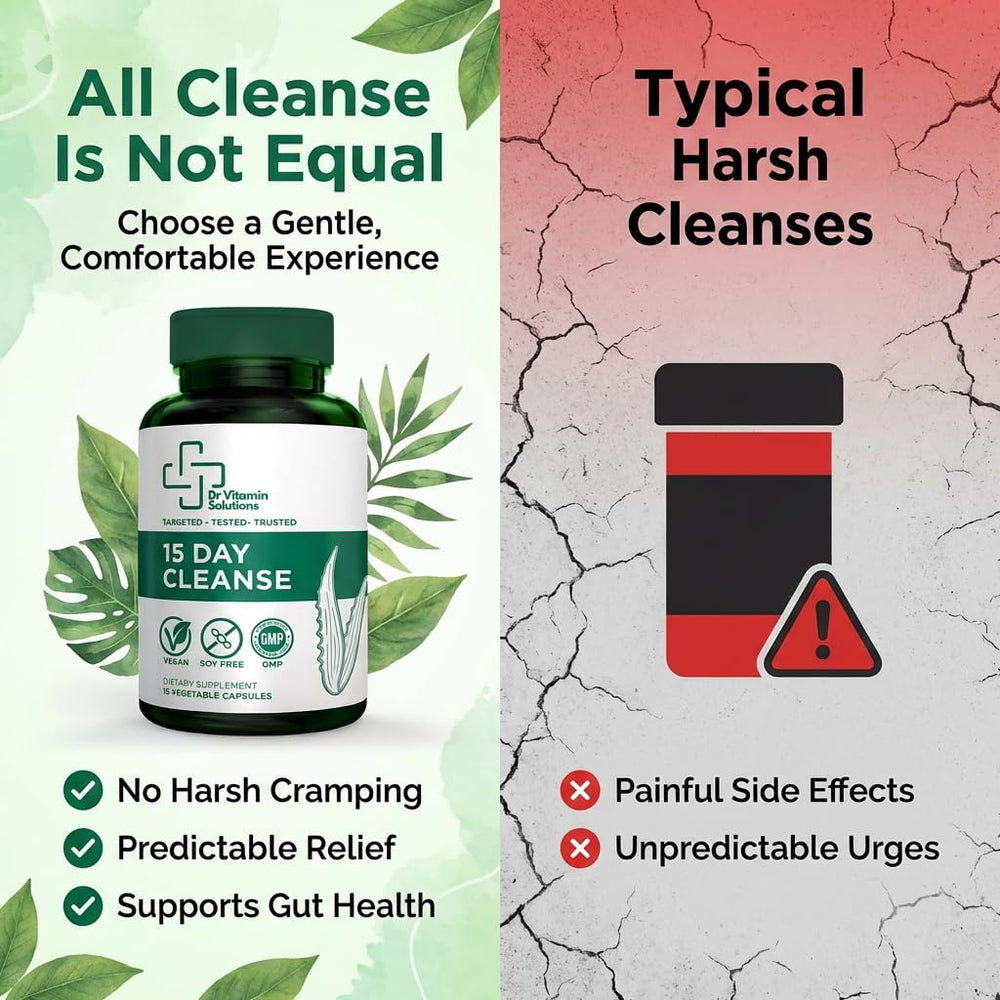 DR VITAMIN SOLUTIONS lateral del empaque con información de ingredientes y uso seguro