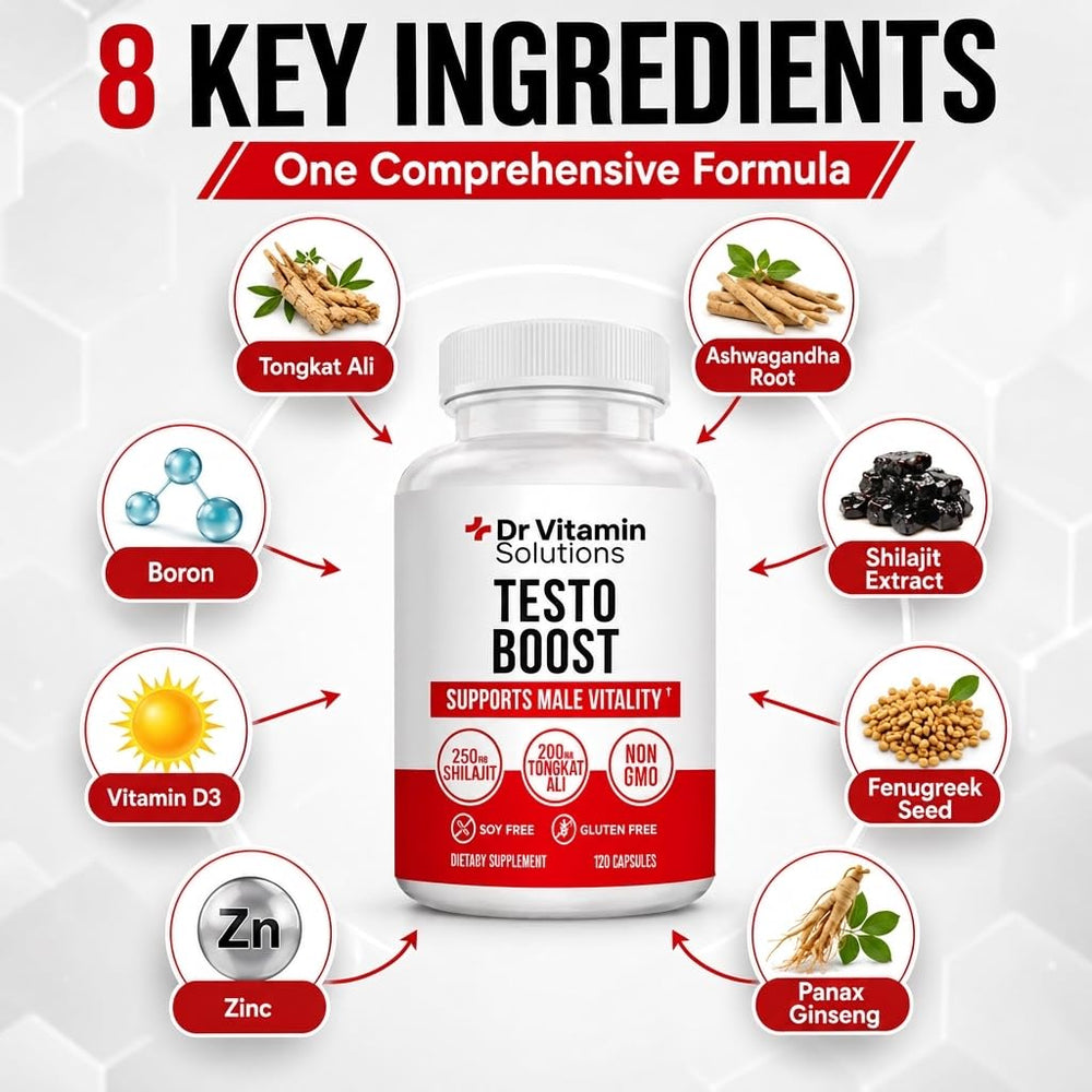 DR VITAMIN SOLUTIONS etiqueta nutricional detallada con dosis por porción