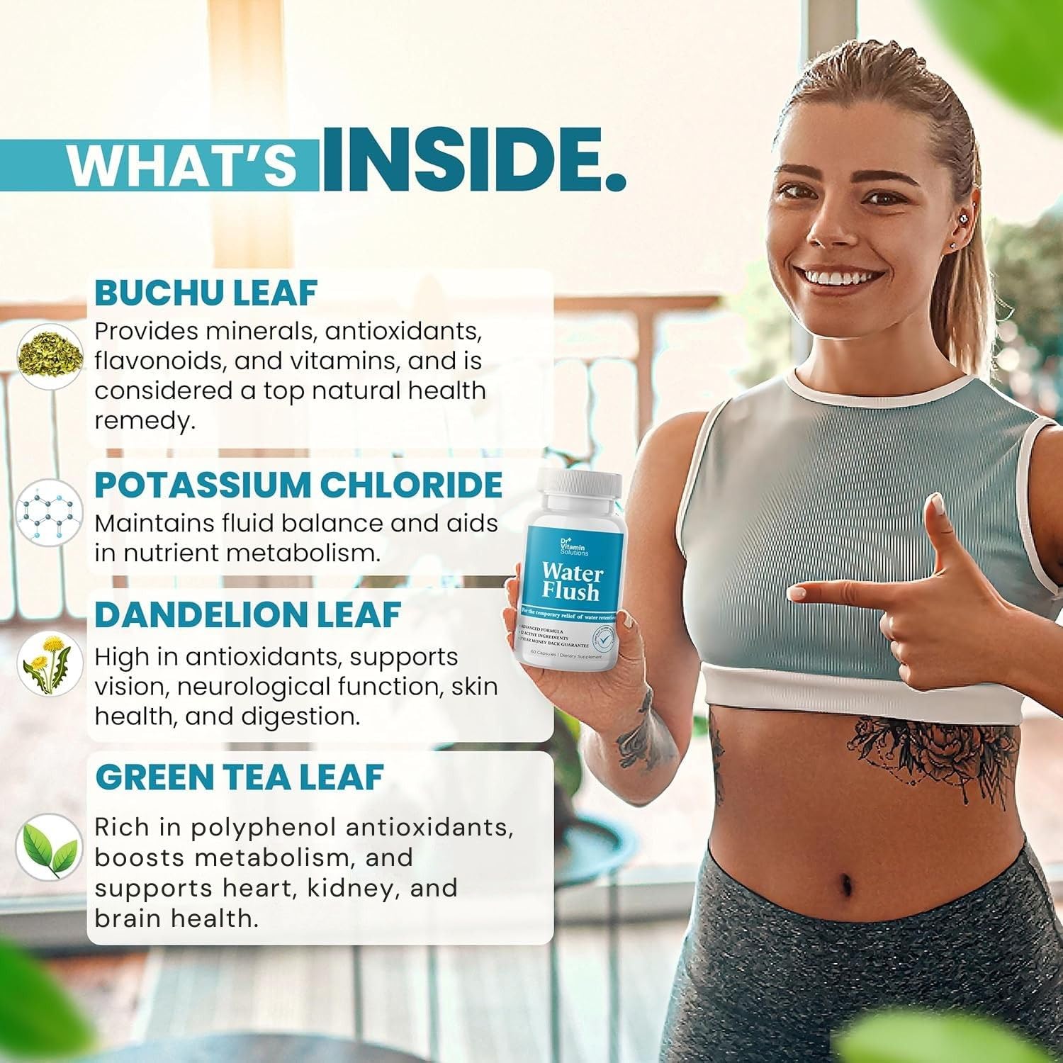 DR VITAMIN SOLUTIONS etiqueta nutricional mostrando ingredientes y dosis