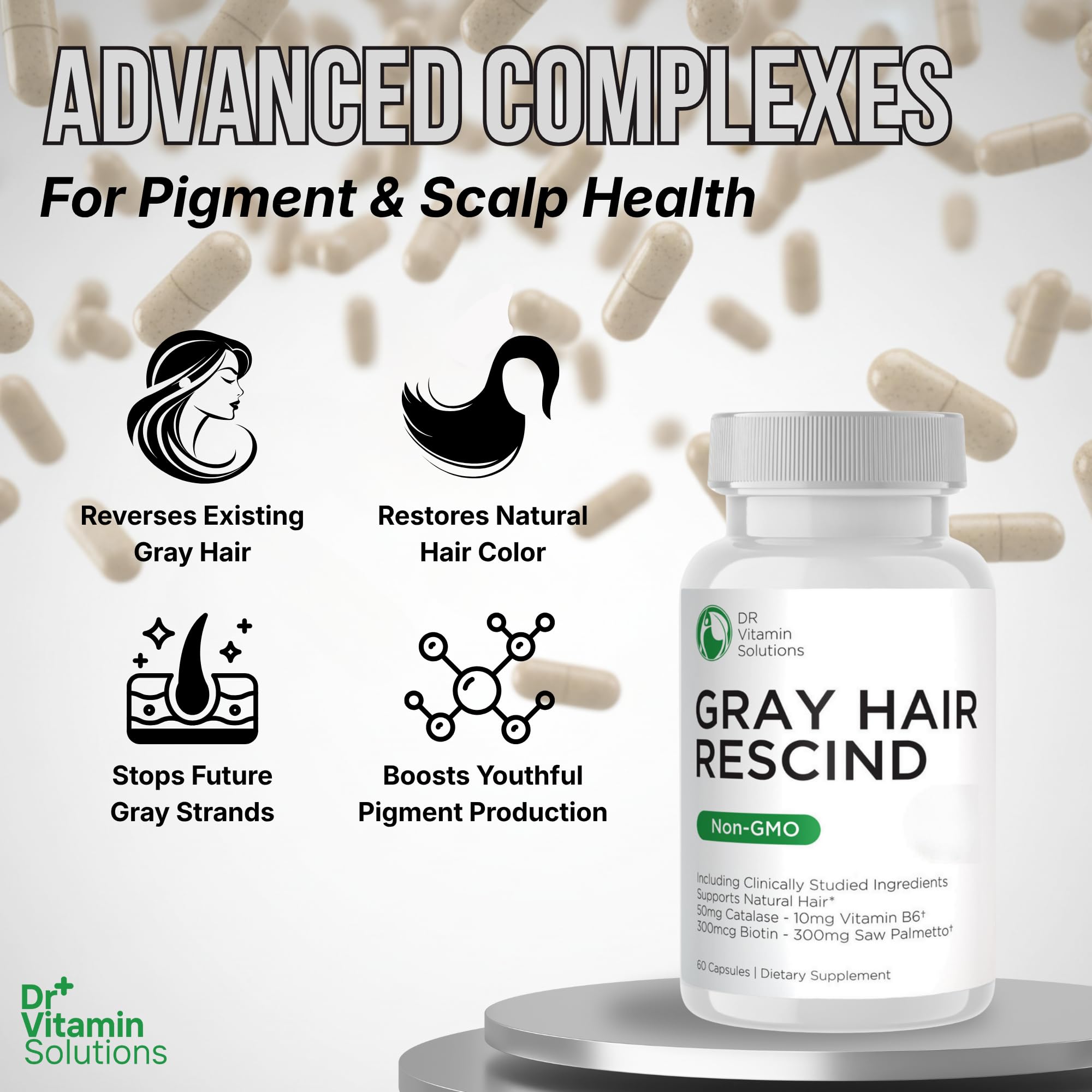 DR VITAMIN SOLUTIONS etiqueta nutricional que muestra ingredientes